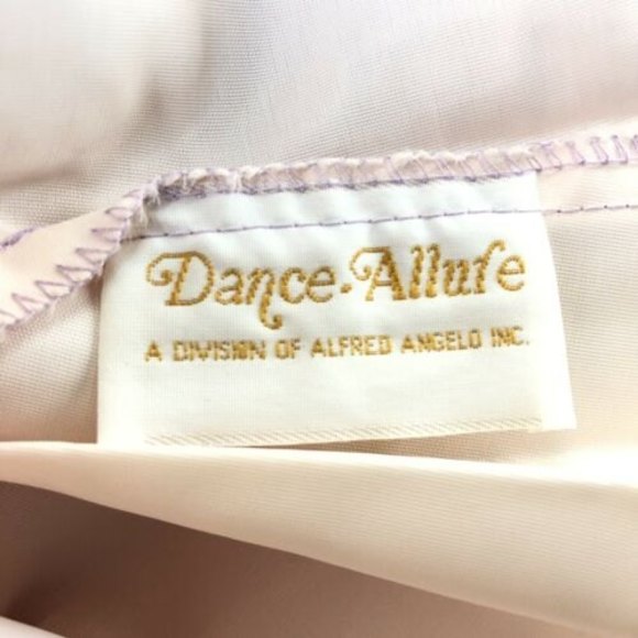 Dance Allure Dress Flower Girl Modest Ruffles Lavender Vintage 70’s New Size 6 - Picture 8 of 10